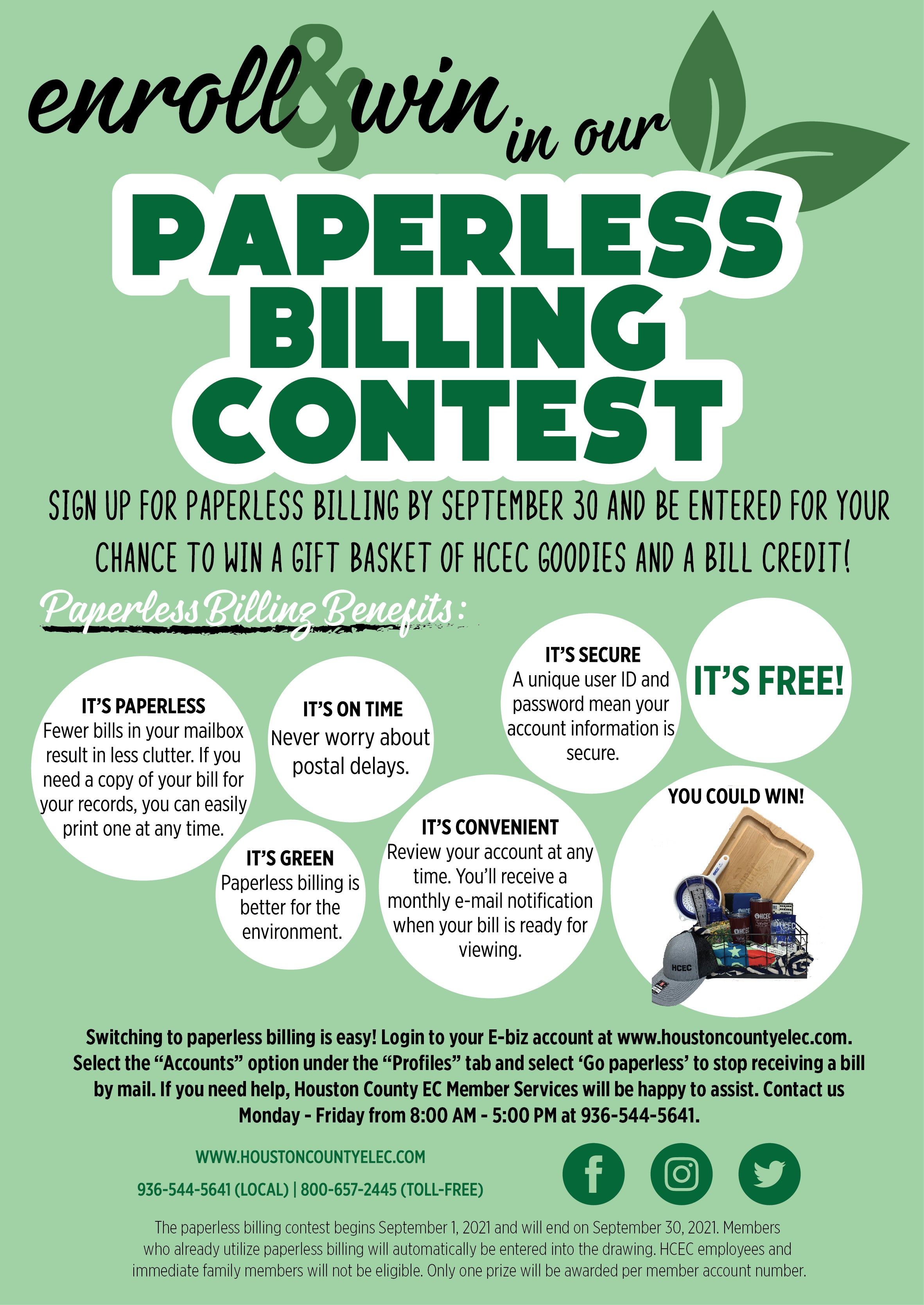 Ebilling Contest Rules